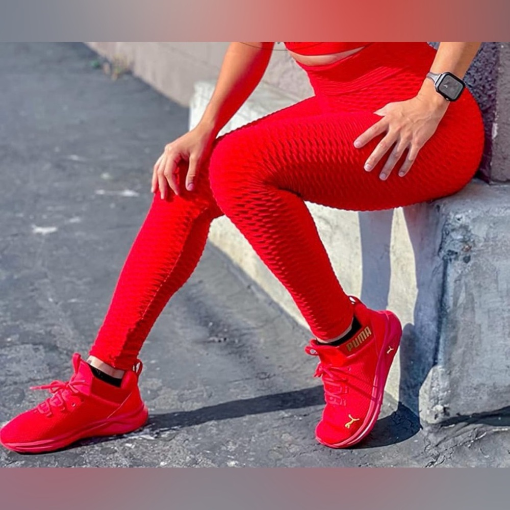 Women's High Waist Yoga Pants Tummy Control Size M